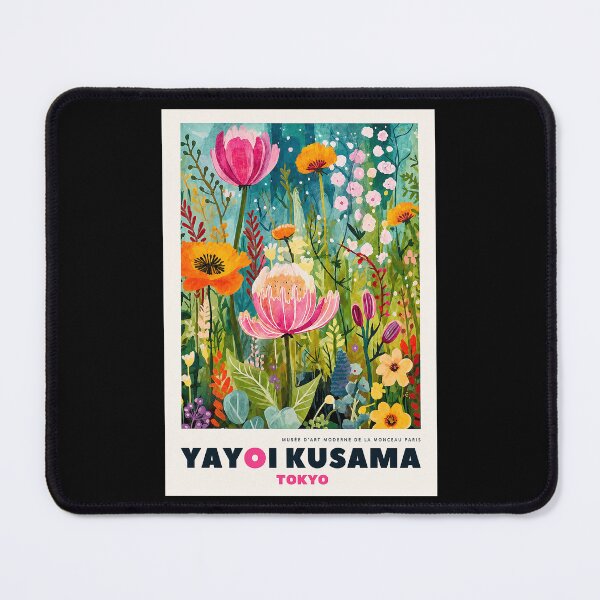 Item preview, Inspired by Yayoi Kusama Tokyo Flower Garden Poster, Colorful Botanical Art Print, Musee d'Art Moderne Wall Decor designed and sold by MorningJoco.