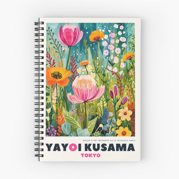 Item preview, Inspired by Yayoi Kusama Tokyo Flower Garden Poster, Colorful Botanical Art Print, Musee d'Art Moderne Wall Decor designed and sold by MorningJoco.