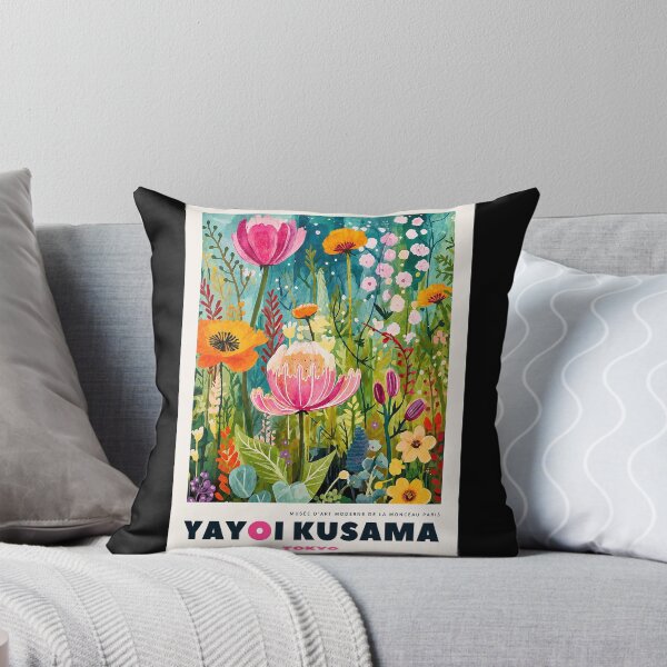 Item preview, Inspired by Yayoi Kusama Tokyo Flower Garden Poster, Colorful Botanical Art Print, Musee d'Art Moderne Wall Decor designed and sold by MorningJoco.