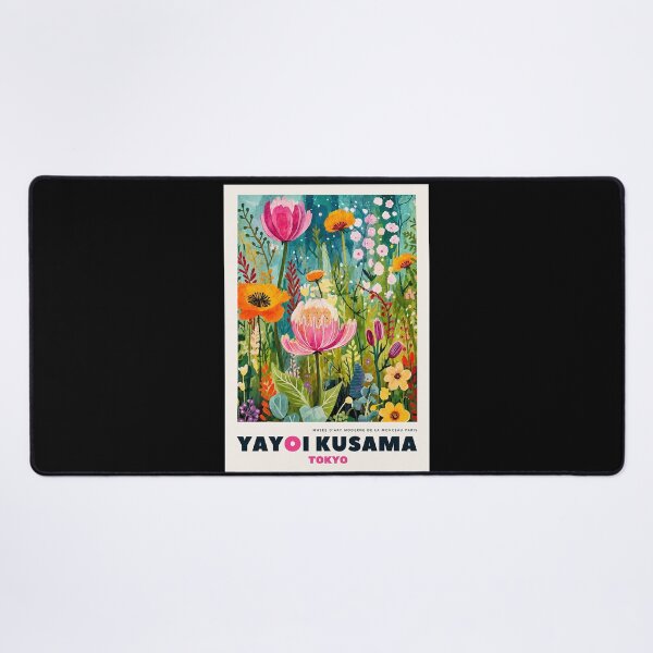 Item preview, Inspired by Yayoi Kusama Tokyo Flower Garden Poster, Colorful Botanical Art Print, Musee d'Art Moderne Wall Decor designed and sold by MorningJoco.