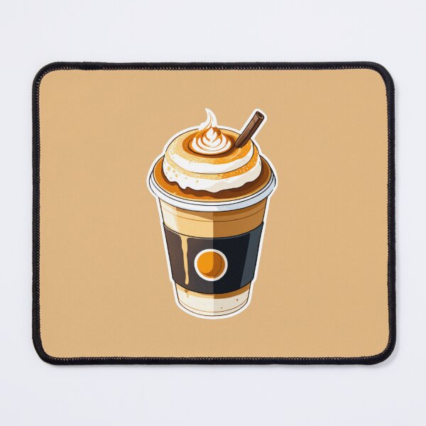 Item preview, Stylized Coffee Cup on Brown  designed and sold by kecilrawit.