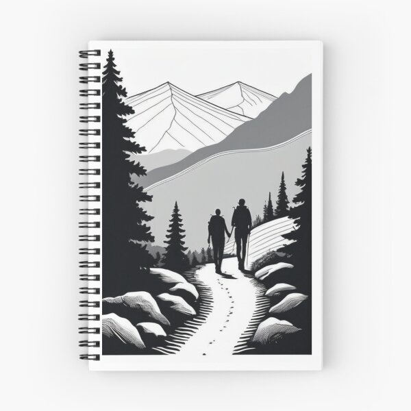 Item preview, Art - Walking Couple, Serenity in the Mountains designed and sold by Reverso-Design.