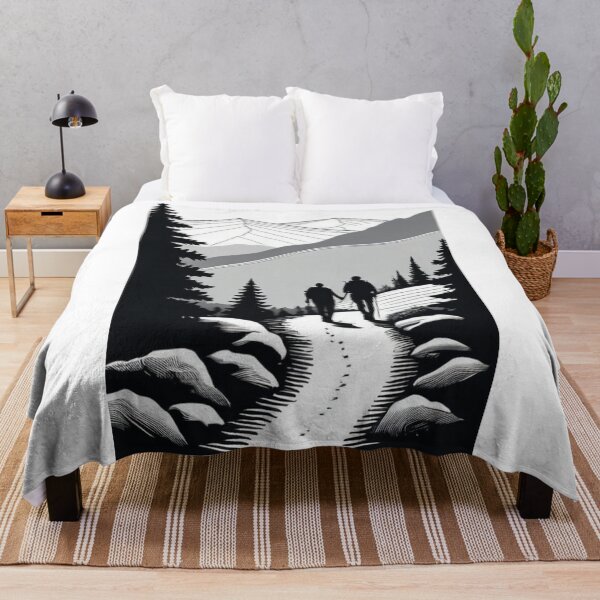 Artikelvorschau, Art - Walking Couple, Serenity in the Mountains entworfen und verkauft von Reverso-Design.
