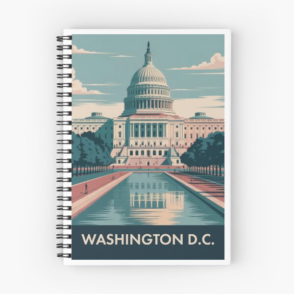 Item preview, Washington DC – Capitol Vintage Travel Art designed and sold by MarkedArtPrints.