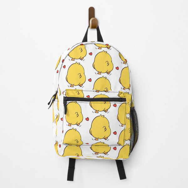 Item preview, Cute Kawaii Chick Butt - Adorable Yellow Duckling from Behind with Hear designed and sold by LYAN-STORE.