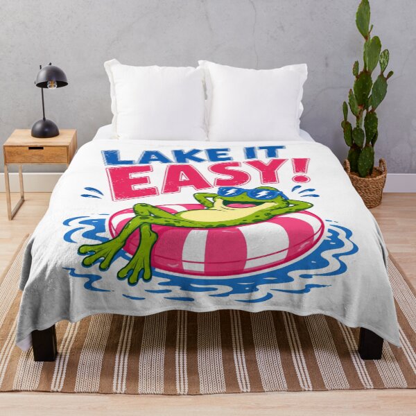 Item preview, Lake It Easy Frog Youth, Kids Lake Vacation, Summer designed and sold by RafaelScherer.