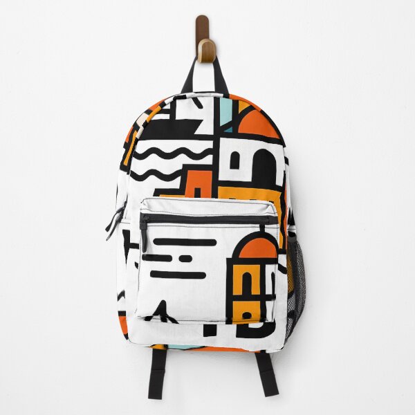 Item preview, Ibiza Spain Travel Souvenir - Old Town Dalt Vila & Sailboat Art designed and sold by OzzFrequency.