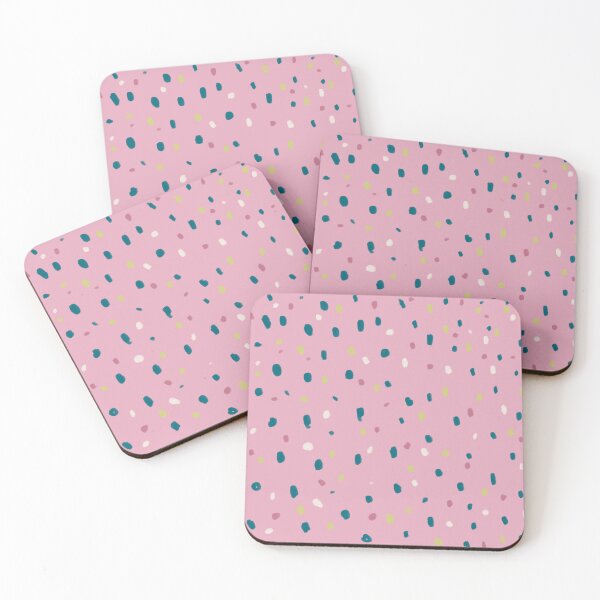 Item preview, Pink Confetti Dot Pattern — Blue Lemon Studio Original Illustration designed and sold by BluelemonStudio.