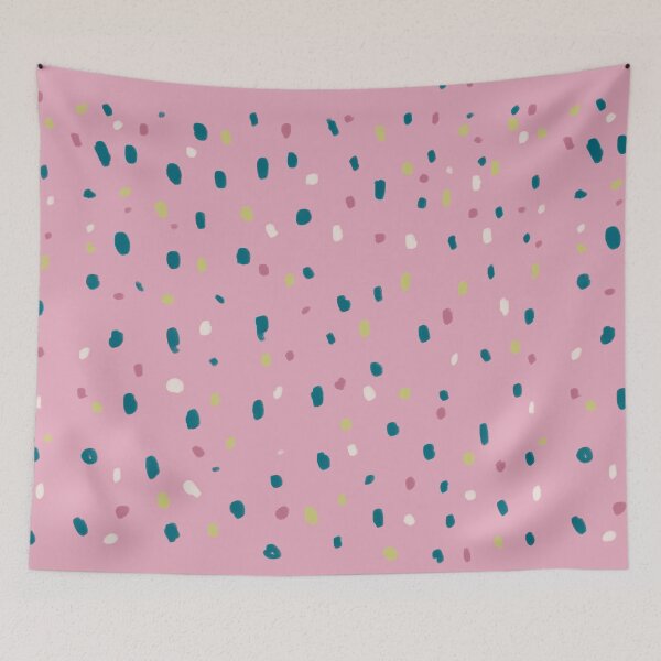 Item preview, Pink Confetti Dot Pattern — Blue Lemon Studio Original Illustration designed and sold by BluelemonStudio.