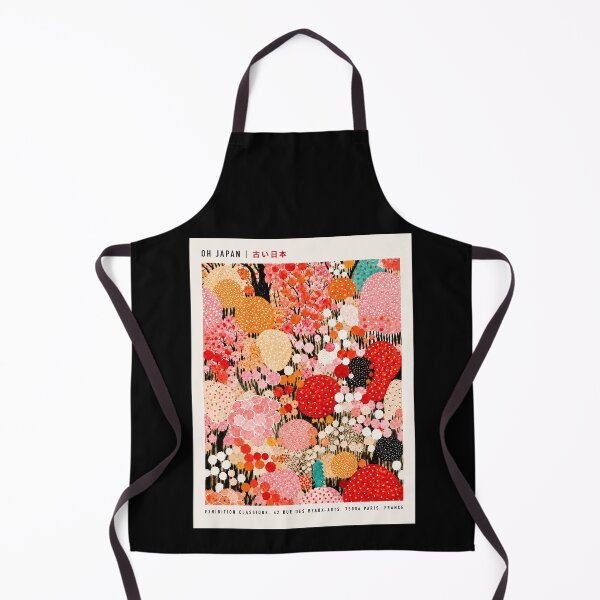 Item preview, Oh Japan Exhibition Poster, Colorful Japanese Floral Dot Art Print, Vintage Paris Exhibition Wall Decor designed and sold by scrambledpeg.