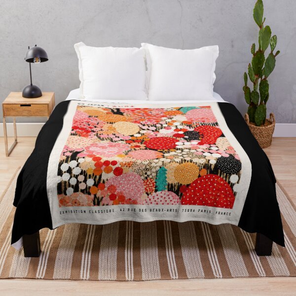 Item preview, Oh Japan Exhibition Poster, Colorful Japanese Floral Dot Art Print, Vintage Paris Exhibition Wall Decor designed and sold by scrambledpeg.