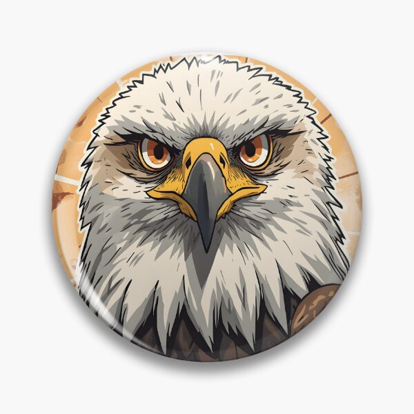 Item preview, Majestic Bald Eagle Sticker | Powerful American Eagle Illustration | Wildlife Bird Art | Eagle Lover Gift designed and sold by dreamz-world.