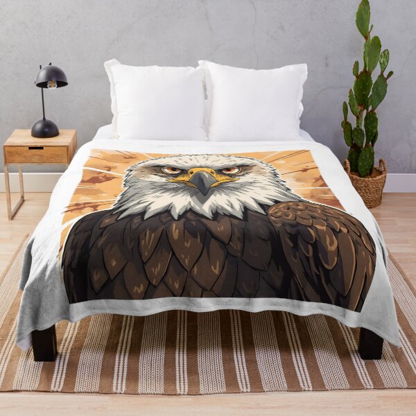 Item preview, Majestic Bald Eagle Sticker | Powerful American Eagle Illustration | Wildlife Bird Art | Eagle Lover Gift designed and sold by dreamz-world.