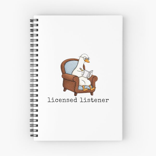 Item preview, Licensed Listener Goose , Funny Therapist Duck, Mental Health Humor, Counselor Therapy designed and sold by RafaelScherer.