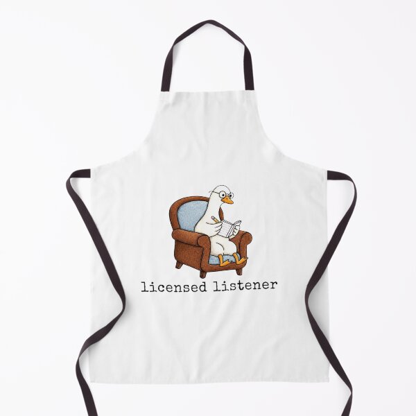 Item preview, Licensed Listener Goose , Funny Therapist Duck, Mental Health Humor, Counselor Therapy designed and sold by RafaelScherer.
