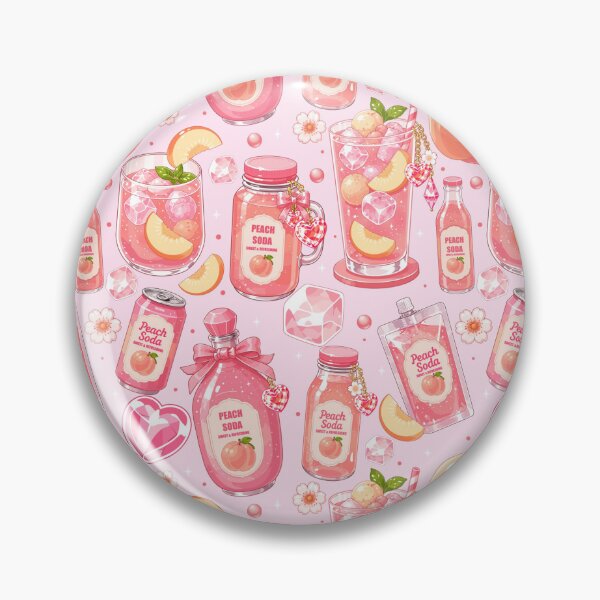Item preview, Peach Soda Drink  Seamless designed and sold by KJackArtwork.