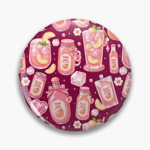 Item preview, Peach Soda Drink  Seamless designed and sold by KJackArtwork.