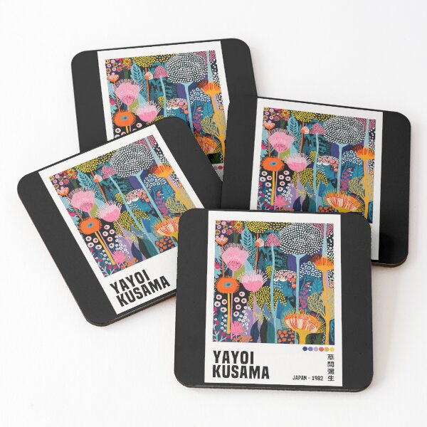 Item preview, Inspired by Yayoi Kusama 1982 Japan Poster, Colorful Botanical Flora Art Print, Modern Japanese Wall Decor designed and sold by MorningJoco.