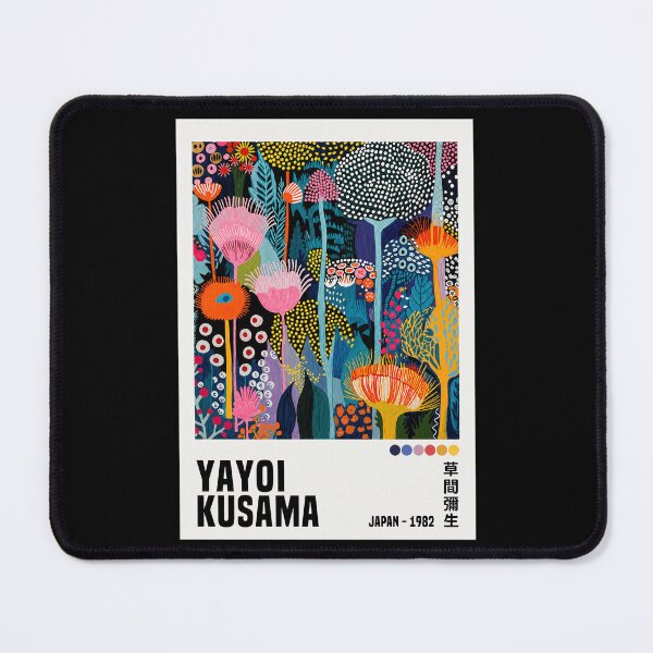 Item preview, Inspired by Yayoi Kusama 1982 Japan Poster, Colorful Botanical Flora Art Print, Modern Japanese Wall Decor designed and sold by MorningJoco.