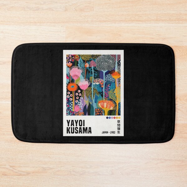Item preview, Inspired by Yayoi Kusama 1982 Japan Poster, Colorful Botanical Flora Art Print, Modern Japanese Wall Decor designed and sold by MorningJoco.