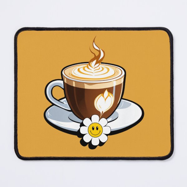 Item preview, Coffee Cup with Smiling Flower designed and sold by kecilrawit.