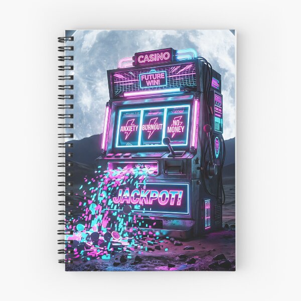 Item preview, Jackpot of Burnout - Vaporwave Aesthetic Meme designed and sold by RareVisuals.