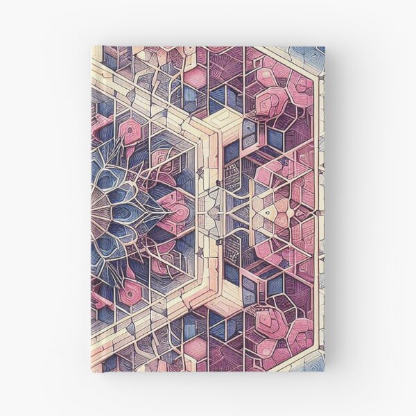 Item preview, Pastel Crystal Hexagon Mandala designed and sold by nikkolaus.