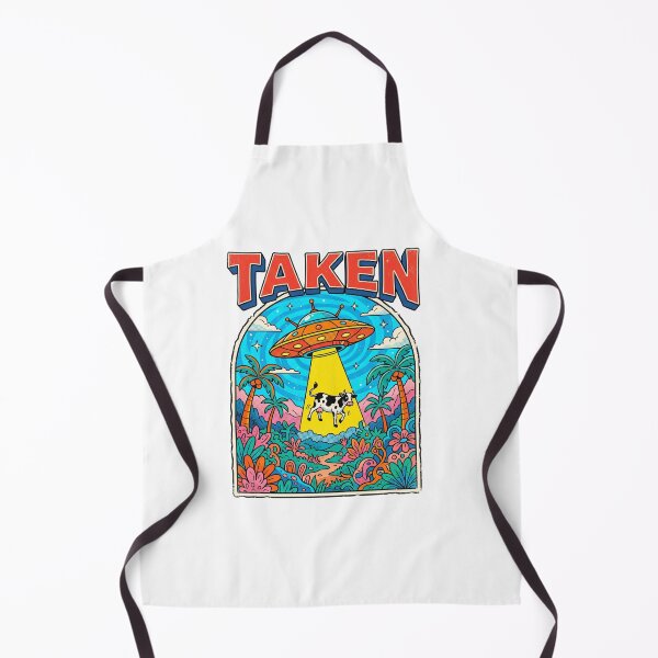 Item preview, Taken UFO Alien Cow Abduction Psychedelic Retro Sci-Fi designed and sold by AdyKurniawan.