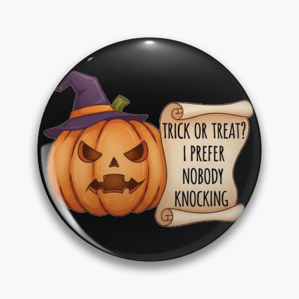 Item preview, Sarcastic Halloween Pumpkin Trick Or Treat Joke designed and sold by DeliaDesignsCo.