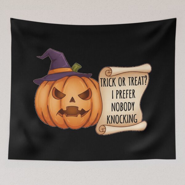Item preview, Sarcastic Halloween Pumpkin Trick Or Treat Joke designed and sold by DeliaDesignsCo.
