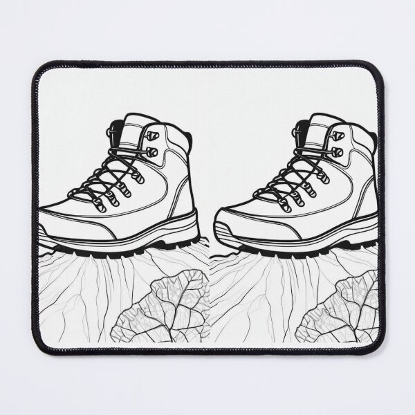 Item preview, Drawing - Mountain Shoe, Outdoor Equipment Representation designed and sold by Reverso-Design.