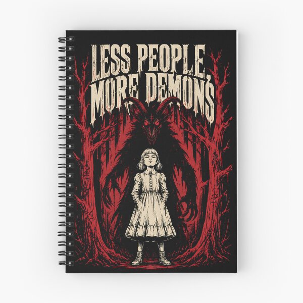 Item preview, Less People More Demons Gothic Horror designed and sold by JasKei-Designs.