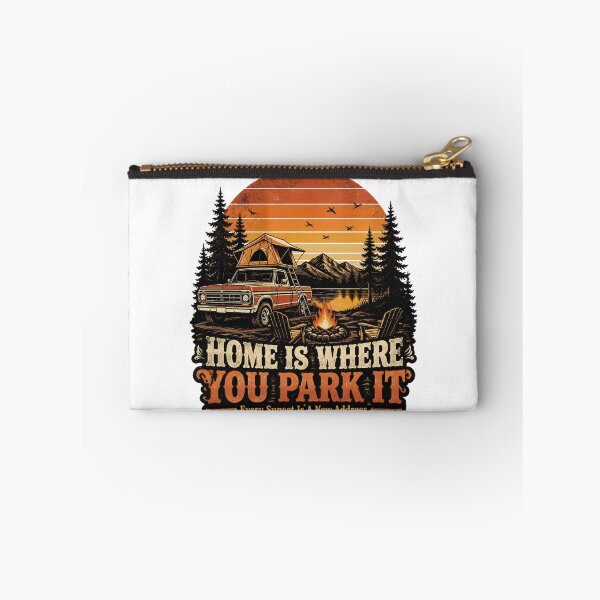 Item preview, Home Is Where You Park It Vintage Camping Truck designed and sold by Cavalier-org.