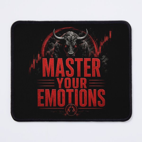 Item preview, Master Your Emotions Trading Bull Market Motivation designed and sold by PipForgeStudio .