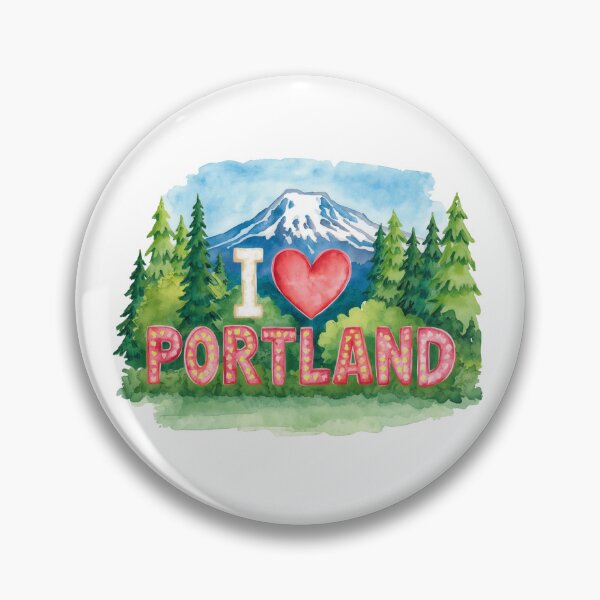Item preview, I Love Portland Oregon  designed and sold by PamLeeDesign.