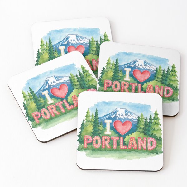 Item preview, I Love Portland Oregon  designed and sold by PamLeeDesign.