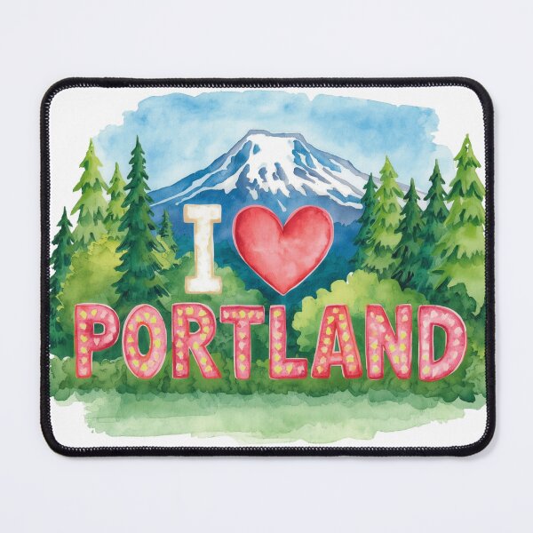 Item preview, I Love Portland Oregon designed and sold by PamLeeDesign.