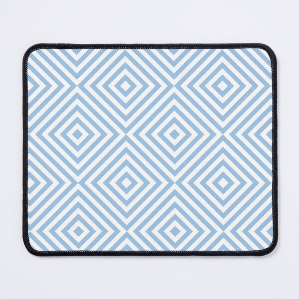 Item preview, White And Baby Blue Chevron Burst Pattern designed and sold by pattern-archive.