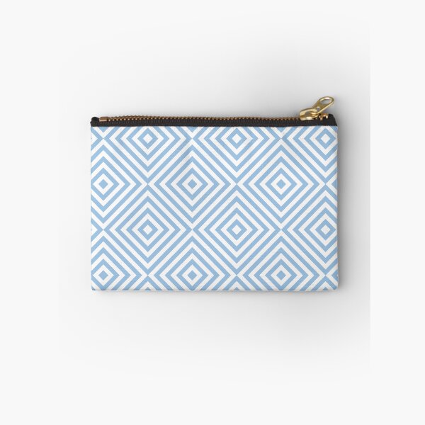 Item preview, White And Baby Blue Chevron Burst Pattern designed and sold by pattern-archive.