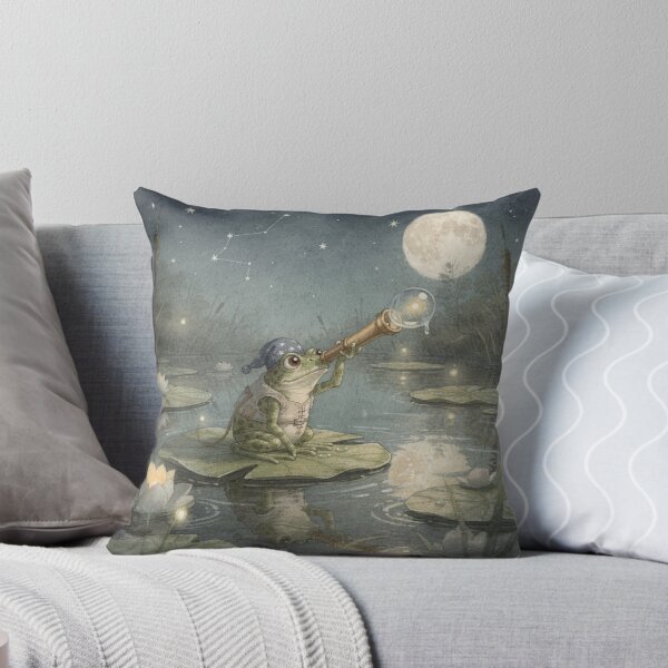 Item preview, Toad Astronomer and the Dewdrop Telescope designed and sold by PictorialWhimsy.