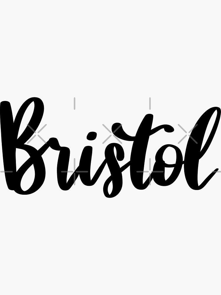 "Bristol" Sticker by ellietography Redbubble
