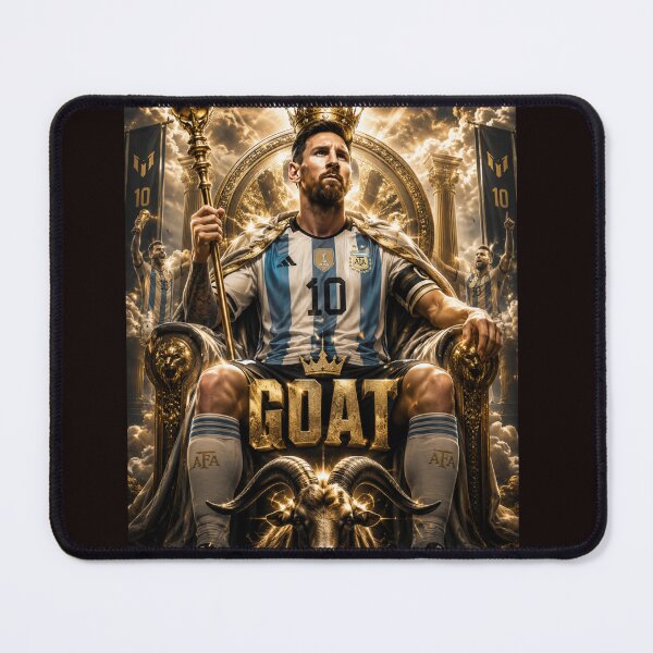 Aperçu de l'œuvre Messi, la chèvre, Coupe du monde drôle créée et vendue par LookARTIST.