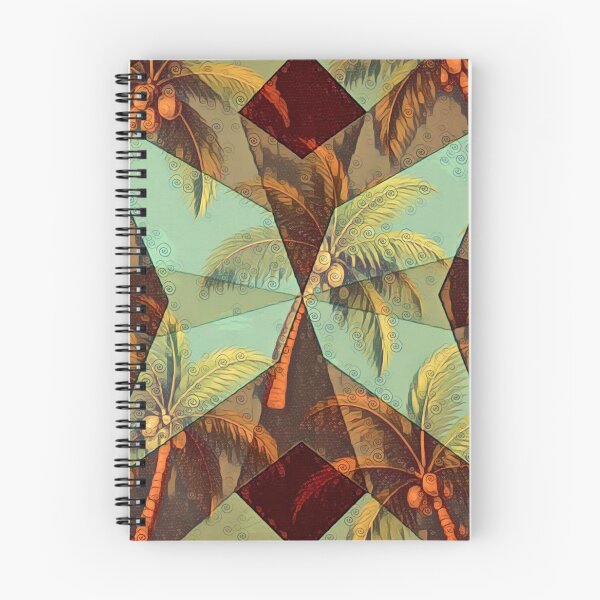 Item preview, Tropical Prism – Abstract Geometric Palm Oasis Design designed and sold by Habatour Creations Exclusive Digital Art Products.