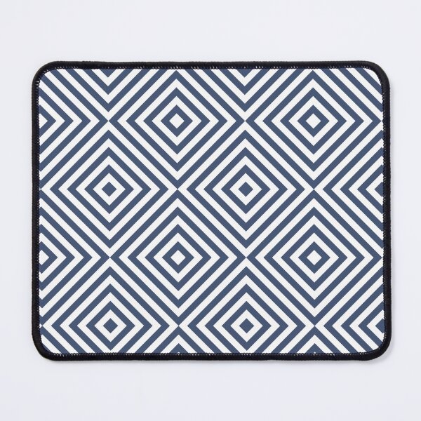 Item preview, White And Blue Chevron Burst Pattern designed and sold by pattern-archive.