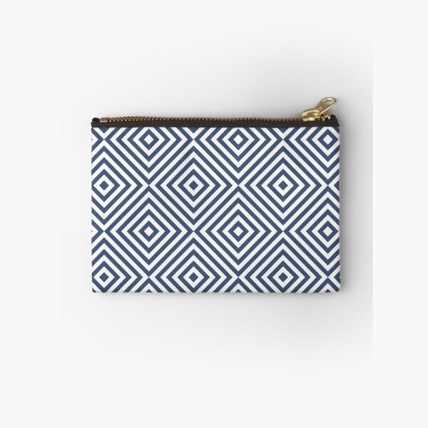 Item preview, White And Blue Chevron Burst Pattern designed and sold by pattern-archive.