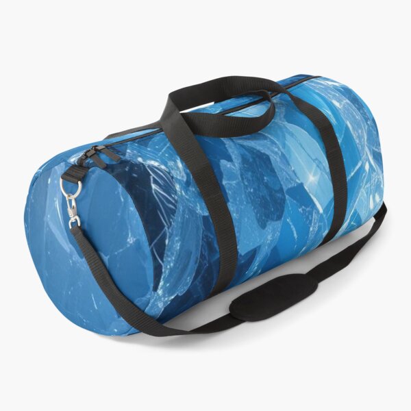 Item preview, Neon Blue Ice Crystals - Abstract Shattered Glass and Frozen Glacier Texture designed and sold by LYAN-STORE.