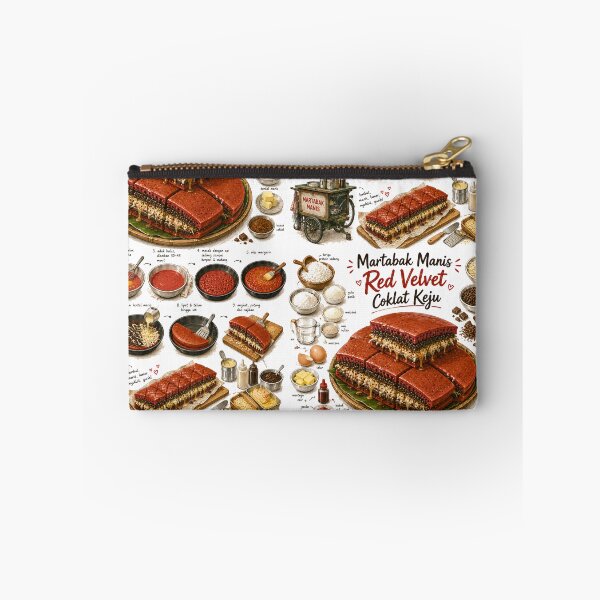Item preview, Martabak Manis Red Velvet Recipe Shirt – Hand-Drawn Italian Pasta Cooking Diagram Tee, Minimalist Food Illustration designed and sold by fishnsteve.