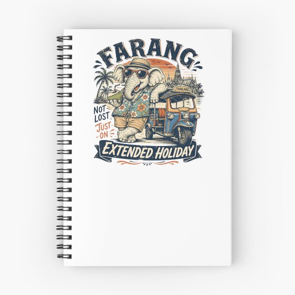 Item preview, Farang Not Lost Just On Extended Holiday Elephant designed and sold by Yellowriversss.