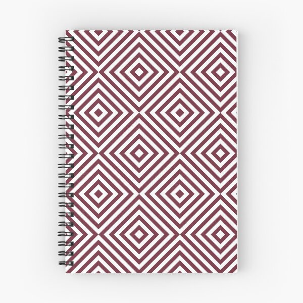 Item preview, White And Burgundy Chevron Burst Pattern designed and sold by pattern-archive.