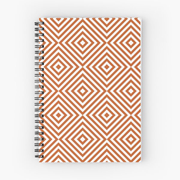Item preview, White And Burnt Orange Chevron Burst Pattern designed and sold by pattern-archive.